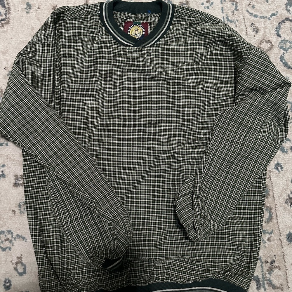 Highlander plaid windbreaker
